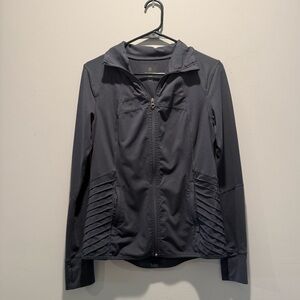 Tangerine Charcoal Zip-Up Jacket